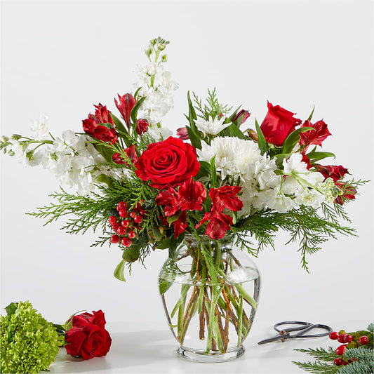 Merry Moment Bouquet – A Florist Original –  Depot Des Fleurs, Montreal PQ