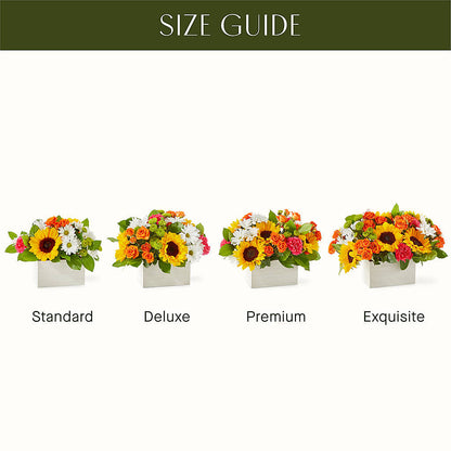 Sun-drenched Blooms Box Bouquet –  Depot Des Fleurs, Montreal PQ