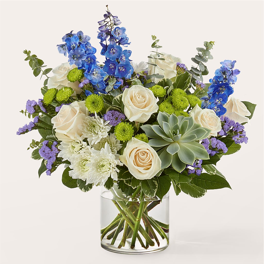 Cerulean Waves Bouquet –  Depot Des Fleurs, Montreal PQ