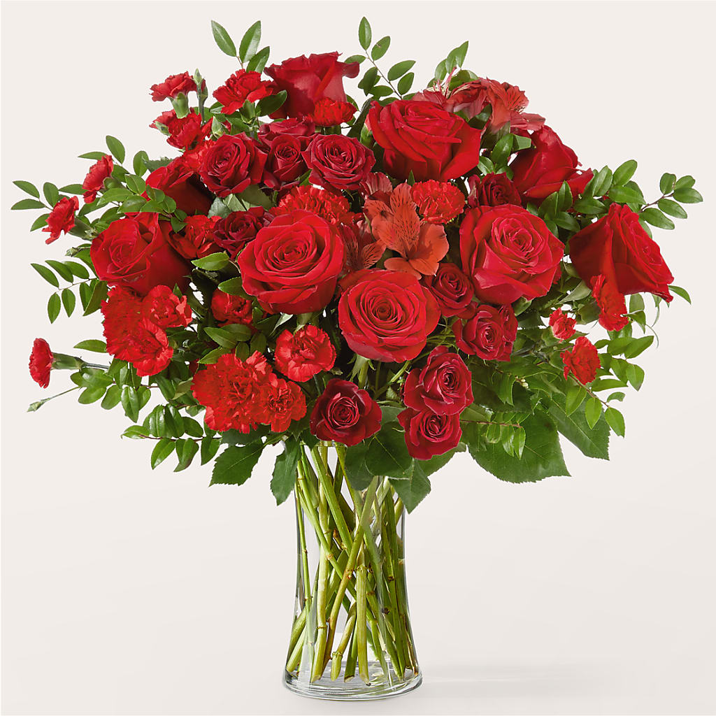 Brilliant Ruby Bouquet –  Depot Des Fleurs, Montreal PQ