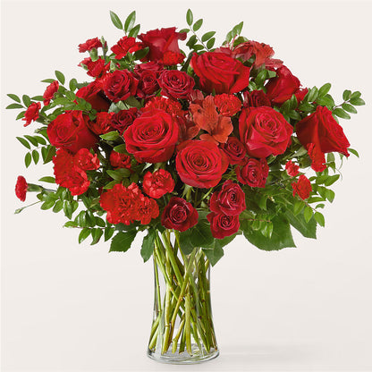 Brilliant Ruby Bouquet –  Depot Des Fleurs, Montreal PQ