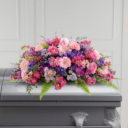Glorious Garden Casket Spray –  Depot Des Fleurs, Montreal PQ