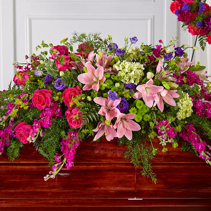 Radiant Tribute Casket Spray –  Depot Des Fleurs, Montreal PQ