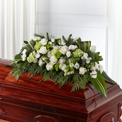 Hopeful Gesture Casket Spray –  Depot Des Fleurs, Montreal PQ