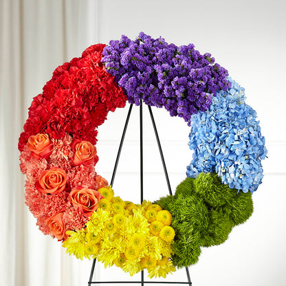Circle of Love Wreath –  Depot Des Fleurs, Montreal PQ