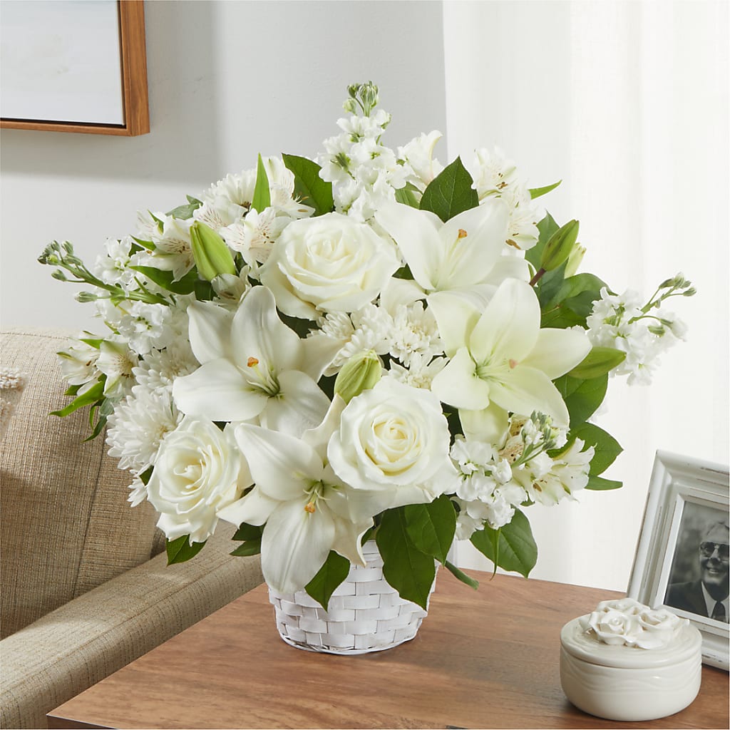 Peaceful Reflections Arrangement –  Depot Des Fleurs, Montreal PQ
