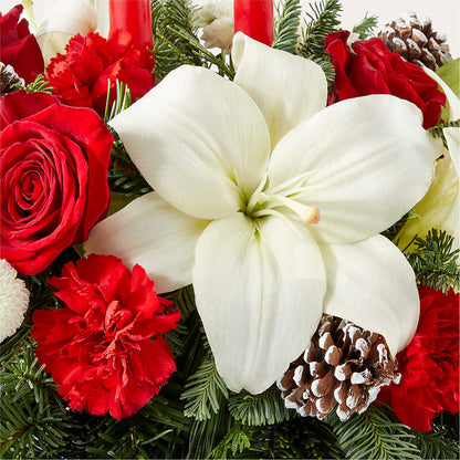 Seasonal Festivities Centerpiece –  Depot Des Fleurs, Montreal PQ
