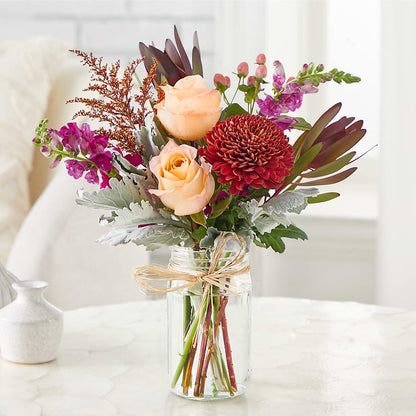 Moody Hues Bouquet –  Depot Des Fleurs, Montreal PQ