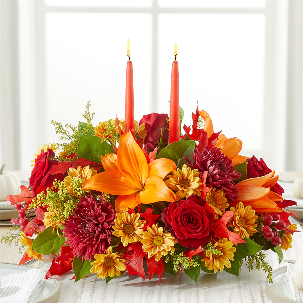 Autumn's Embrace Centerpiece –  Depot Des Fleurs, Montreal PQ