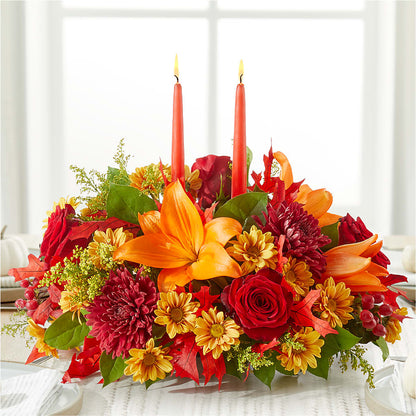 Autumn's Embrace Centerpiece –  Depot Des Fleurs, Montreal PQ
