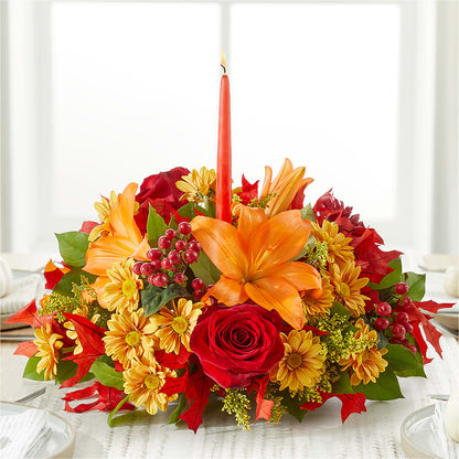 Autumn's Embrace Centerpiece –  Depot Des Fleurs, Montreal PQ