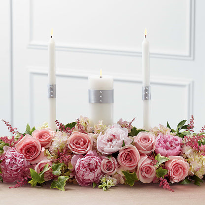 Worldwide Romance Unity Candle Arrangement –  Depot Des Fleurs, Montreal PQ