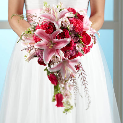 Lily & Rose Bouquet –  Depot Des Fleurs, Montreal PQ