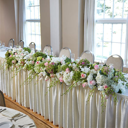 State of Joy Head Table Arrangement –  Depot Des Fleurs, Montreal PQ