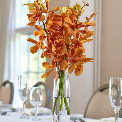Orange Mokara Bud Vase –  Depot Des Fleurs, Montreal PQ