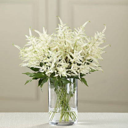 White Astilbe Bouquet –  Depot Des Fleurs, Montreal PQ